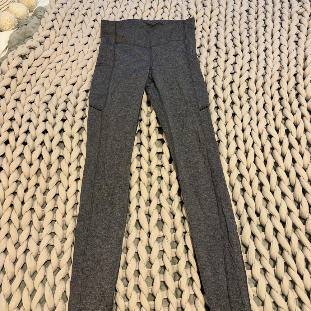 lululemon athletica wunder under heather gray leggings